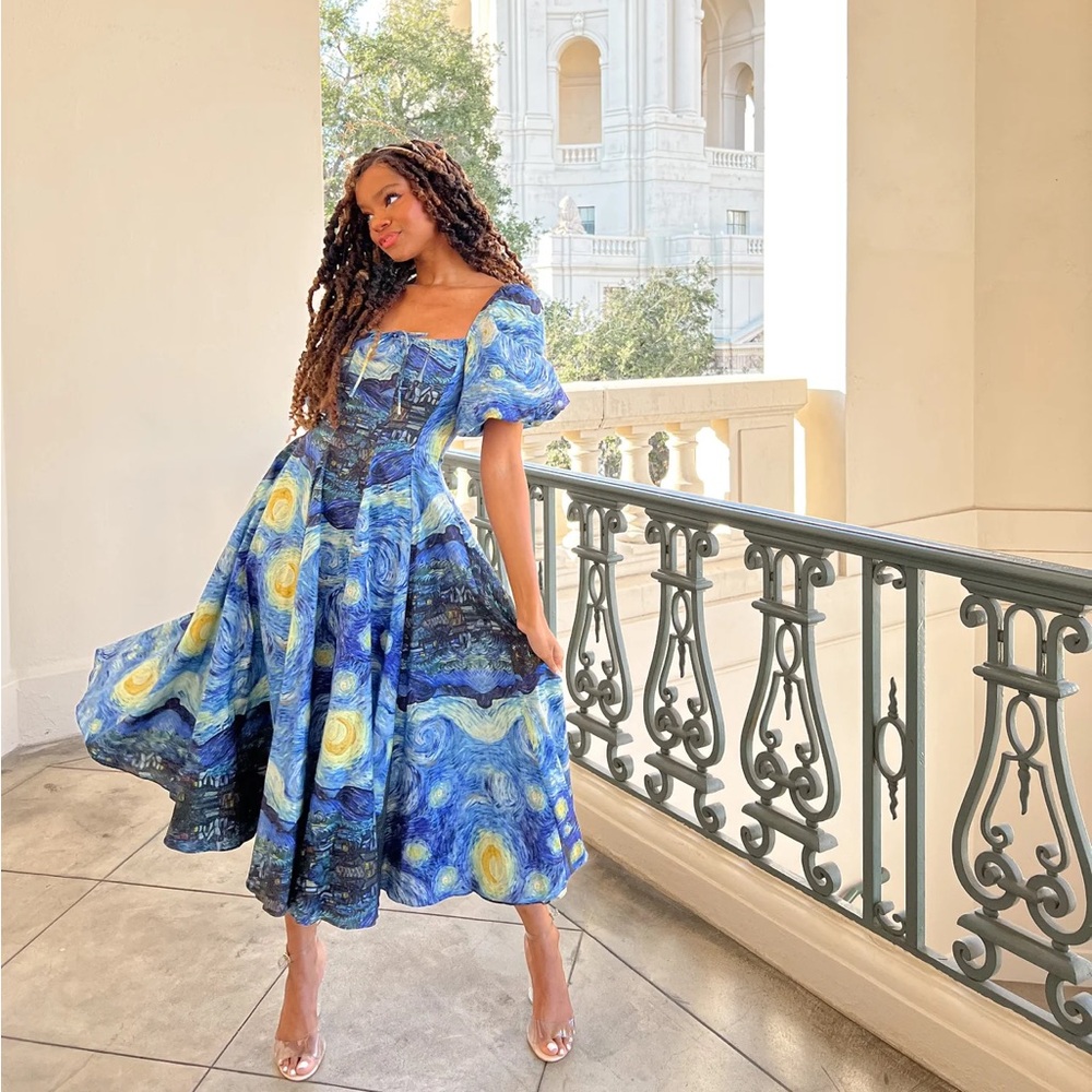 Selkie The Starry Night Day Dress - Size L